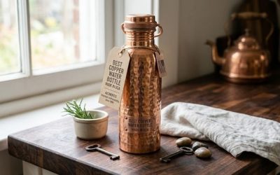 5 Best copper water bottle mades in usa: Pure Copper Flask