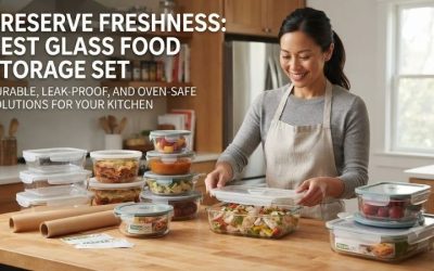 Best glass food storage set: Durable Kitchen Organizers