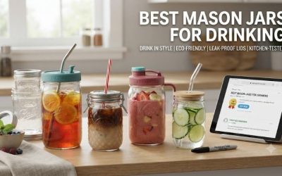 Best Mason Jars for Drinking: Top Glass Tumbler Sets