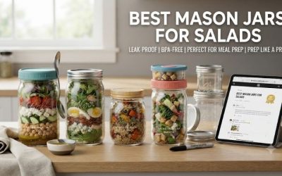 Best Mason Jars for Salads: Top Glass Prep Sets