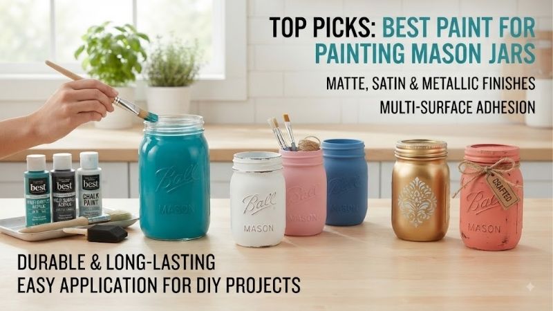 Best paint for painting mason jars: Top Choices