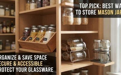 Best way to store mason jars: Clever Pantry Ideas