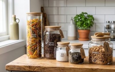 Countertop storage jars: Best kitchen organization tips