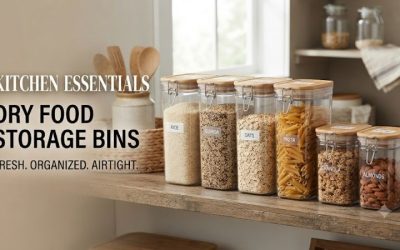 Dry food storage bins: Smart options for neat pantries