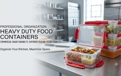 Heavy duty food containers: Tough durable kitchen storage