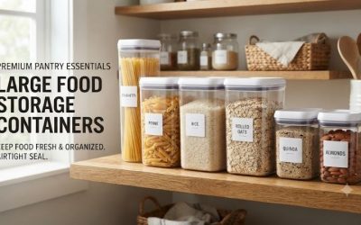Large food storage containers: Great ideas for big homes