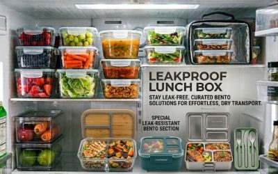 Leakproof lunch box: Prevent spills on your commute