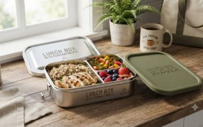 Lunch box with compartments: Organize your meals perfectly