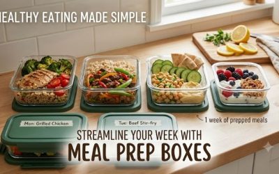 Meal prep boxes: Organize your weekly healthy food menu
