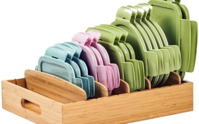 Meal Prep Container Lid Organizers: A Space-Saving Solution