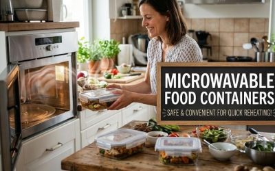 Microwavable food containers: Quick heating meal storage