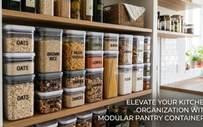 Modular pantry containers: Best storage solutions for kitchen