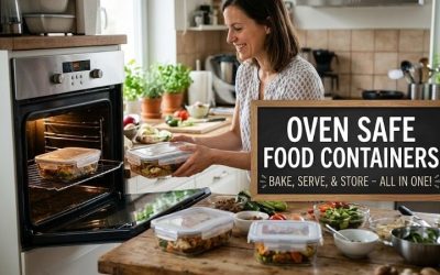 Oven safe food containers: Versatile baking and storage