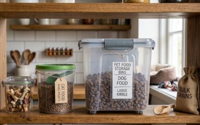 Pet food storage bins: Keep your pet’s food fresh