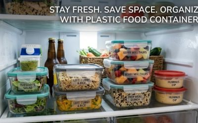 Plastic food containers: Durable options for fresh meals