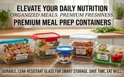 Premium meal prep containers: High quality kitchen storage