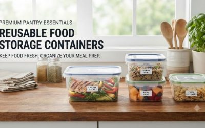 Reusable food storage containers: Eco choices for kitchen