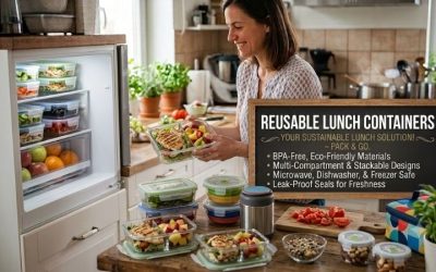 Reusable lunch containers: Sustainable meal packing ideas
