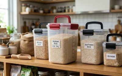 Rice storage containers: Best options for fresh rice