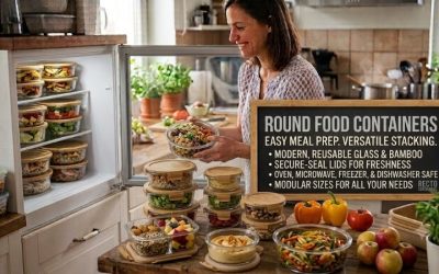 Round food containers: Efficient kitchen storage solutions