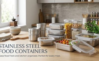Stainless steel food containers: Safe meal prep solutions