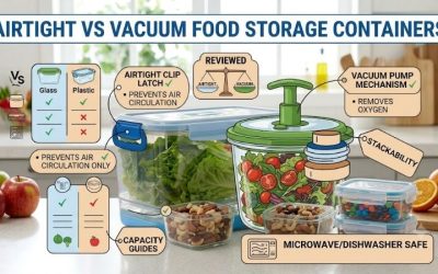 Airtight vs Vacuum Food Storage Containers: Essential Guide