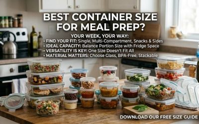Best container size for meal prep: Top options for meals
