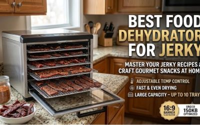 Best food dehydrator for jerky: Top meat drying machines