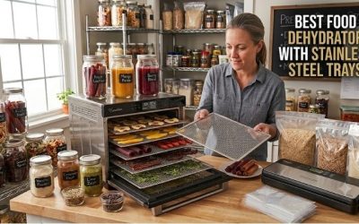 Best food dehydrator with stainless steel trays: Top picks