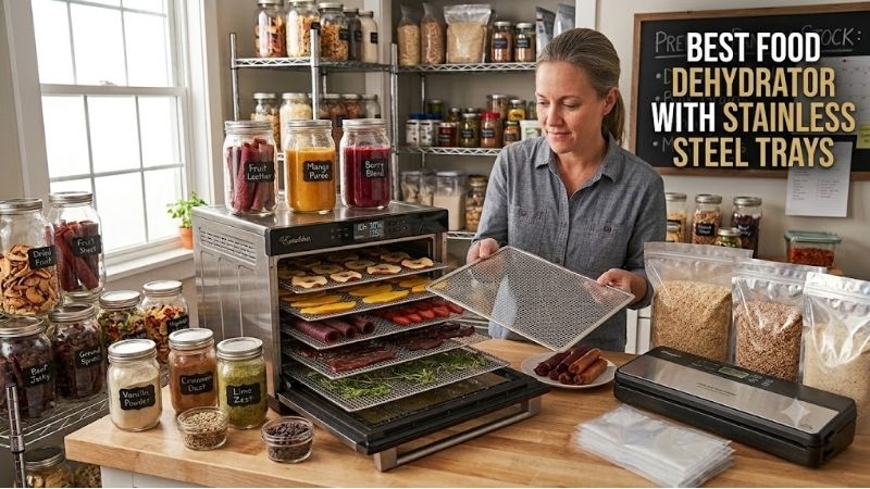 best-food-dehydrator-with-stainless-steel-trays