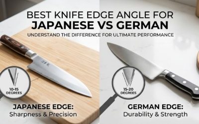 Best knife edge angle for japanese vs german: Complete guide