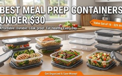 Best Meal Prep Containers Under 30 Dollars: Top Budget Picks
