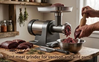 Best meat grinder for venison and wild game: Power