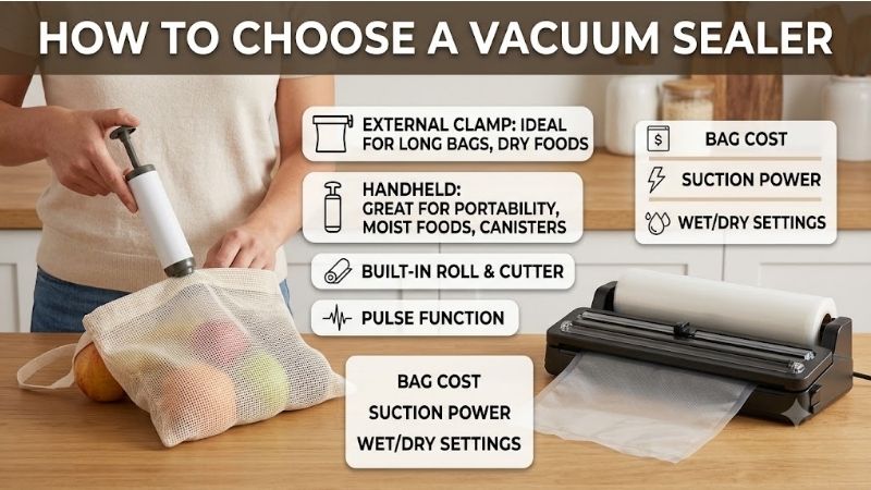 How To Choose A Vacuum Sealer: Ultimate Buyer Guide 2026