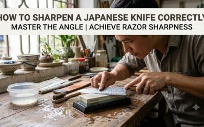 How to sharpen a japanese knife correctly: Easy guide