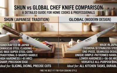 Shun vs global chef knife comparison: Top guide