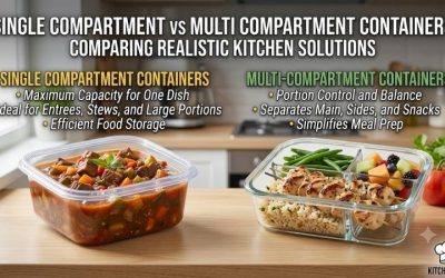 Single compartment vs multi compartment containers: Best choice