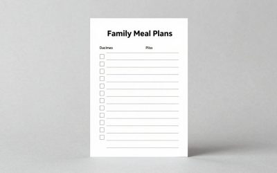 Balanced Family Meal Plans for the Week