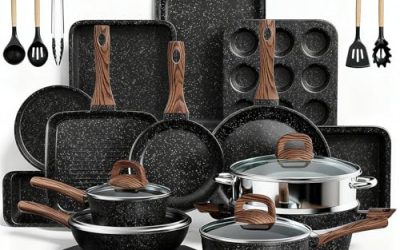 7 Kitchen Non Stick Cookware Set (October 2026)